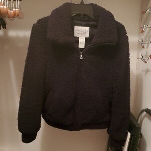 American Rag Dark Teddy Jacket